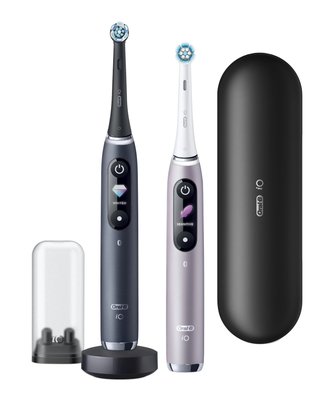 Oral-B iO Series 9 Duo Black Onyx & Rose Quartz magnetický kartáček 2 ks - ROZBALENÉ ZBOŽÍ