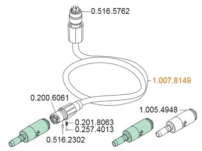 Hadice mikromotorová pro KaVo KL701/702/703 S 1300