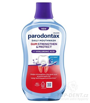 Parodontax Posílení a ochrana dásní ústní voda 500 ml (Icy Mint)