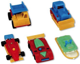 Miratoi autíčka a loďky, 100ks