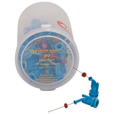 NaviTip 29G - kanyly, 50ks 25mm světle modré