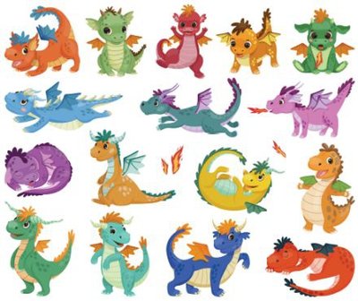 Happy Dragon Tattoos