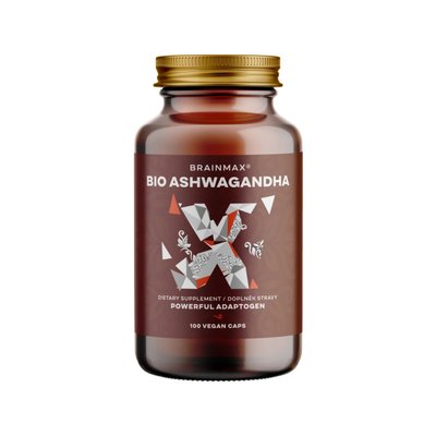 BRAINMARKET BrainMax BIO Ashwagandha 560mg (100 kapslí) 1bal