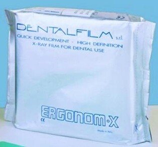 Filmy ERGONOMX "D" (samowywołujące) 50szt srebrne czułość D