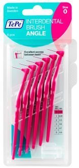 TePe Angle - mezizubní kartáčky 0,4mm růžové, 6ks