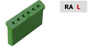 Endobox wkłady E0249 E0249 RAL kątnica przedłużone, zielone (do boxu E0248)
