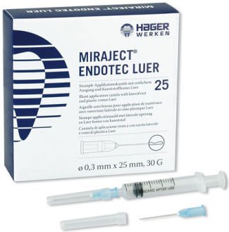 Miraject Endotec Luer - jehly 0,3x25mm, 25ks