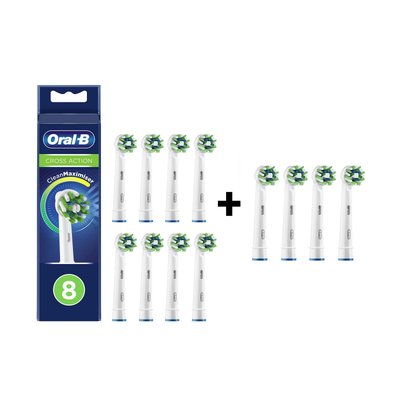 Oral-B Rainbow CrossAction White náhradní hlavice 8+4 ks