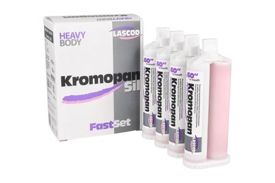 PROMOCJA Kromopan SIL A-silicone Heavy Body 50 ml x 4 szt. Lascod do 31.03.2026
