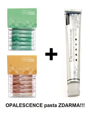 AKCE! 2x Opalescence Treswhite + Opalscence pasta ZDARMA