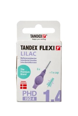 Tandex Flexi mezizubní kartáčky lila 0,80 mm, 6 ks
