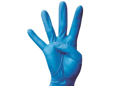 Rukavice NITRIL 100ks modrá vel. S