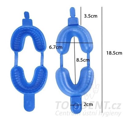 Ristea pěnové fluoridační jednorázové lžičky vel. L (modré), 50ks