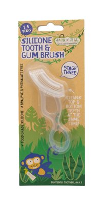 Jack N'Jill dětský silikonový masážní kartáček