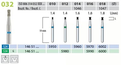 Brousek diamantovaný T 806.314.032.534.016