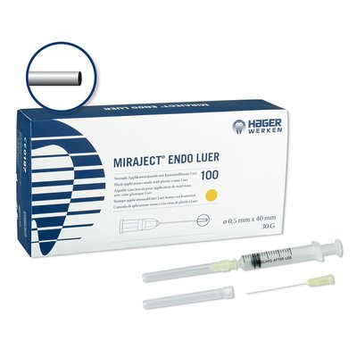 Miraject Endo Luer 0,3/0,5 - 0.5 x 40 mm