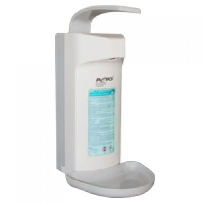 Uzavřený plastový dávkovač s odkapávající miskou - doprodej