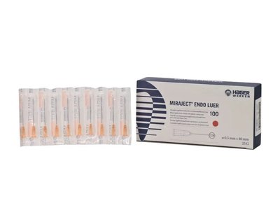 Endokanyly Miraject Endo Luer G25 0,5x40mm