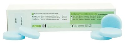 ORBIS Vložky z pěnové hmoty výška 1cm / průměr 5cm, 25ks