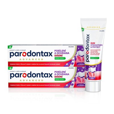 Parodontax posílení a ochrana dásní Fresh Mint zubní pasta 2x75 ml