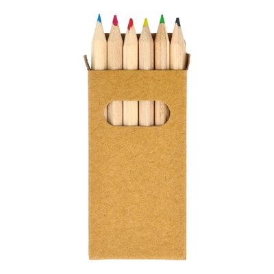 Zabawka - Kredki drewniane mini 6 szt.