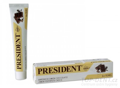 PresiDENT Junior dětská zubní pasta od 6 let (čokoláda), 50ml