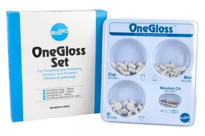 OneGloss gumki do polerowania zestaw 60 szt. SHOFU