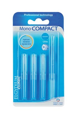 Elgydium Mono Compact Blue mezizubní kartáček 4 ks