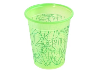 Kelímky Smart, FLOWER zelené, 1500ks 180ml