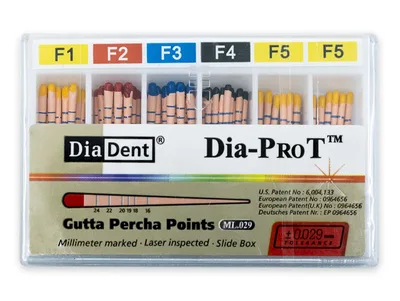 Dia-PROT gutaperča pro nástroje Protaper