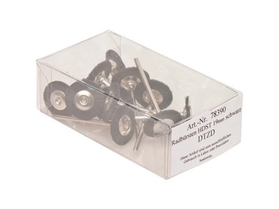 OMNI Kartáčky, černé štětinky 19mm