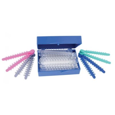 Ligatury elastické modré 1,0 mm 600ks