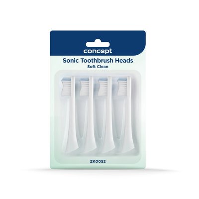 Concept Perfect Smile ZK0052 Soft Clean White náhradní hlavice 4 ks