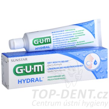 GUM Hydral zvlhčující zubní gel, 50 ml