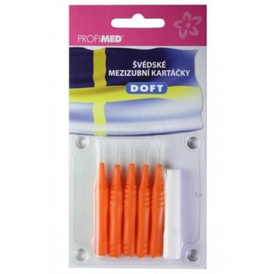 Doft oranžový, 0,4 mm , pevné držátko, 5ks + 1 kryt