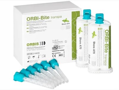 ORBIS Orbi-Bite kartuše 2x50ml,12míchacích kanyl, transpa máta