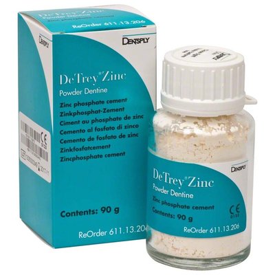 DeTrey Zinc - zinkfosfátový cement, 90g prášek
