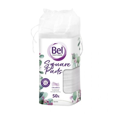 Bel Cosmetic odličovací tampony, čtvercové, 50 ks