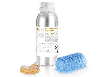 3Dure - Splint Hard Resin Light Blue GR-19