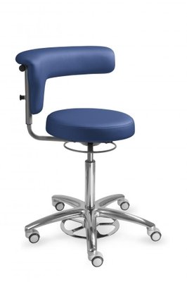 MAYER Stolička s otočnou oporou zad a loktů 1284G clean, modrá