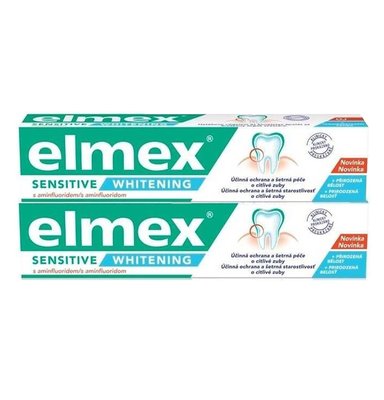 Elmex Sensitive Whitening zubní pasta 2x75 ml