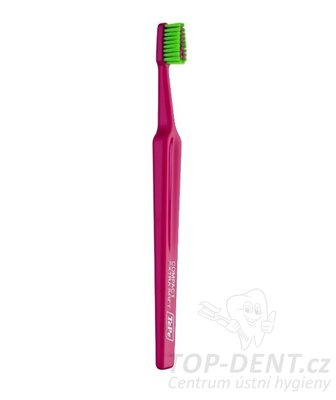 TePe Compact Colour X-SOFT zubní kartáček, tmavě růžový (blistr)