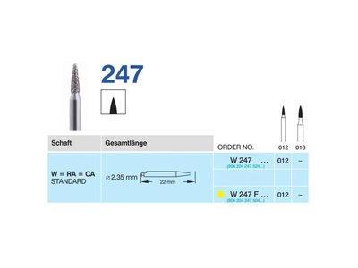 HORICO brousek diamantovaný - plamínek, W248