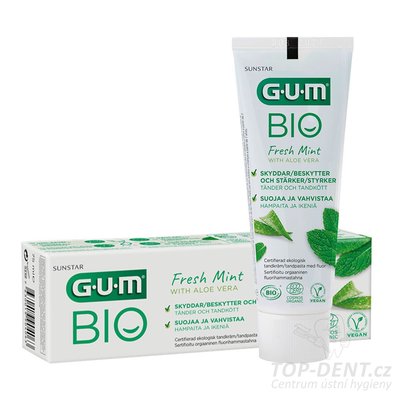 GUM BIO zubní pasta s Aloe vera, 75ml