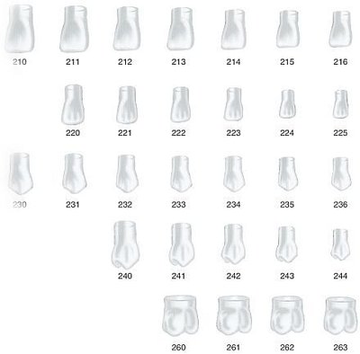 Strip Crowns korunky levé horní 241