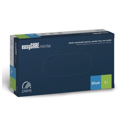 easyCARE Nitrile Rukavice Modrá L 100ks