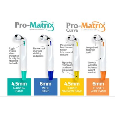 Pro-Matrix 6 mm širší (modré), balení 50 ks