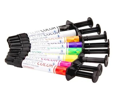 Arkona Flow Color 1g barevný kompozitní materiál, červená