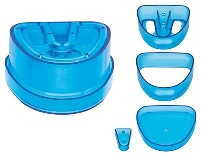 ORBIS Dublovací kyveta 4 dílná, modrá, velikost: š 8,8 cm x h 7,3 cm x v 4,0–4,8 cm