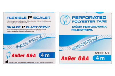 Paski poliestrowe perforowane 4 m AnGer - perforacja ciągła